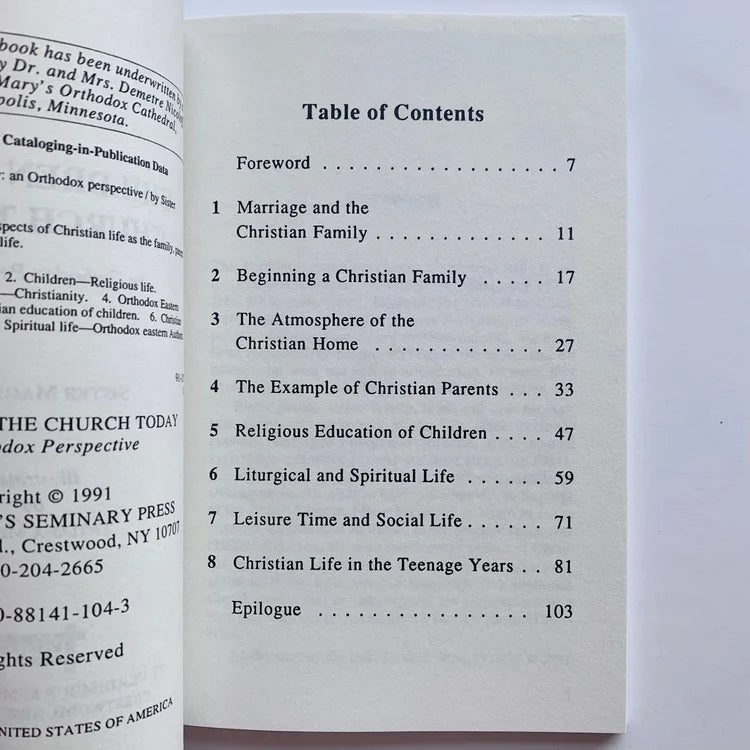 Children in the Church Today by Sister Magdalen