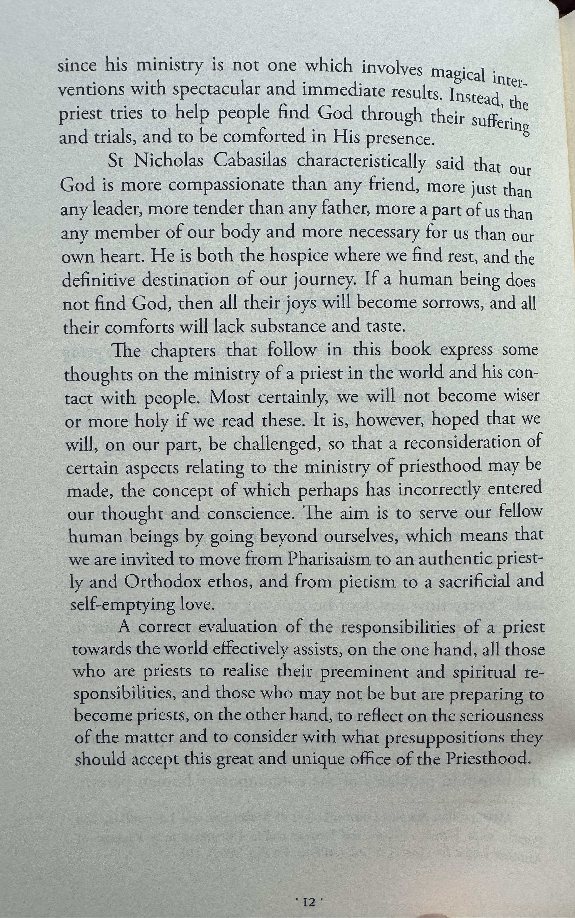The Priestly Ethos: From Pharisaism to Ethos and from Pietism to Love: by Archbishop Makarios of Australia